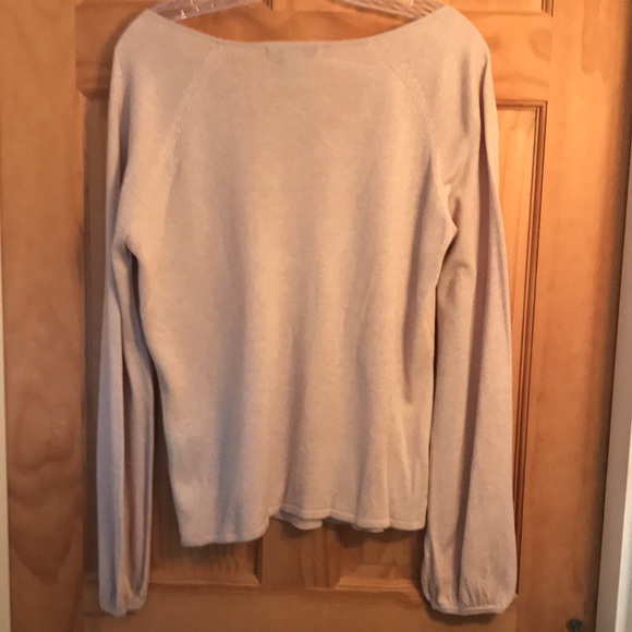 V Neck Silk/Wool Top - Picture 2 of 6